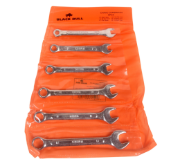 JOGO CHAVE COMBINADA 6 PE&Ccedil;AS S07748